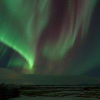 Aurore boréale - région de Mývatn - Islande