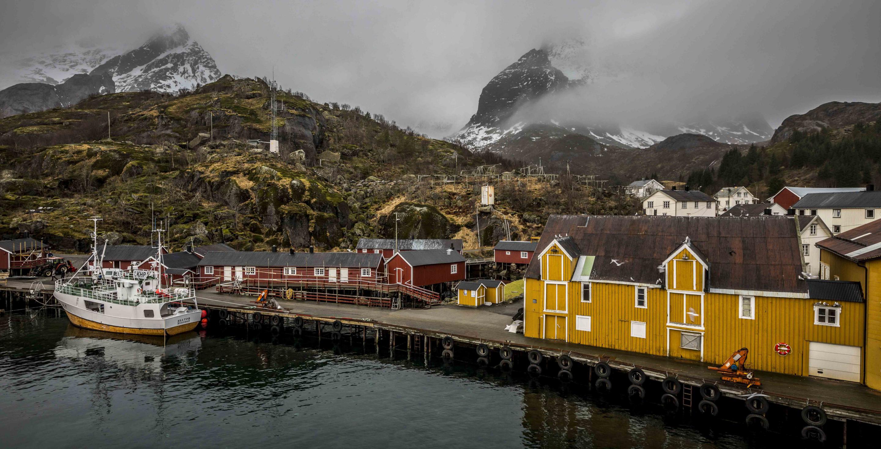Le Village de Nusford dans les îles Lofoten – Norvège