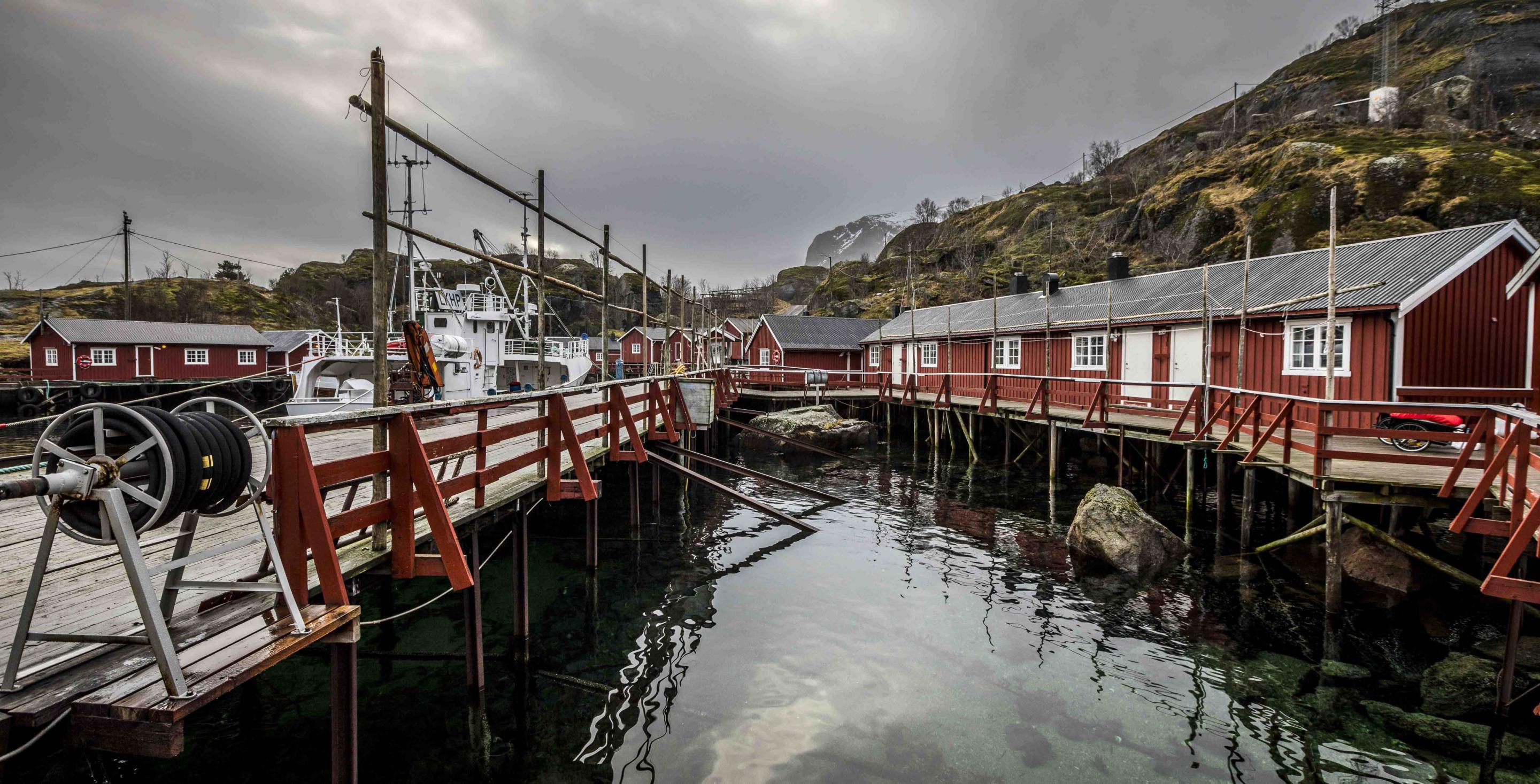 Le Village de Nusford dans les îles Lofoten – Norvège