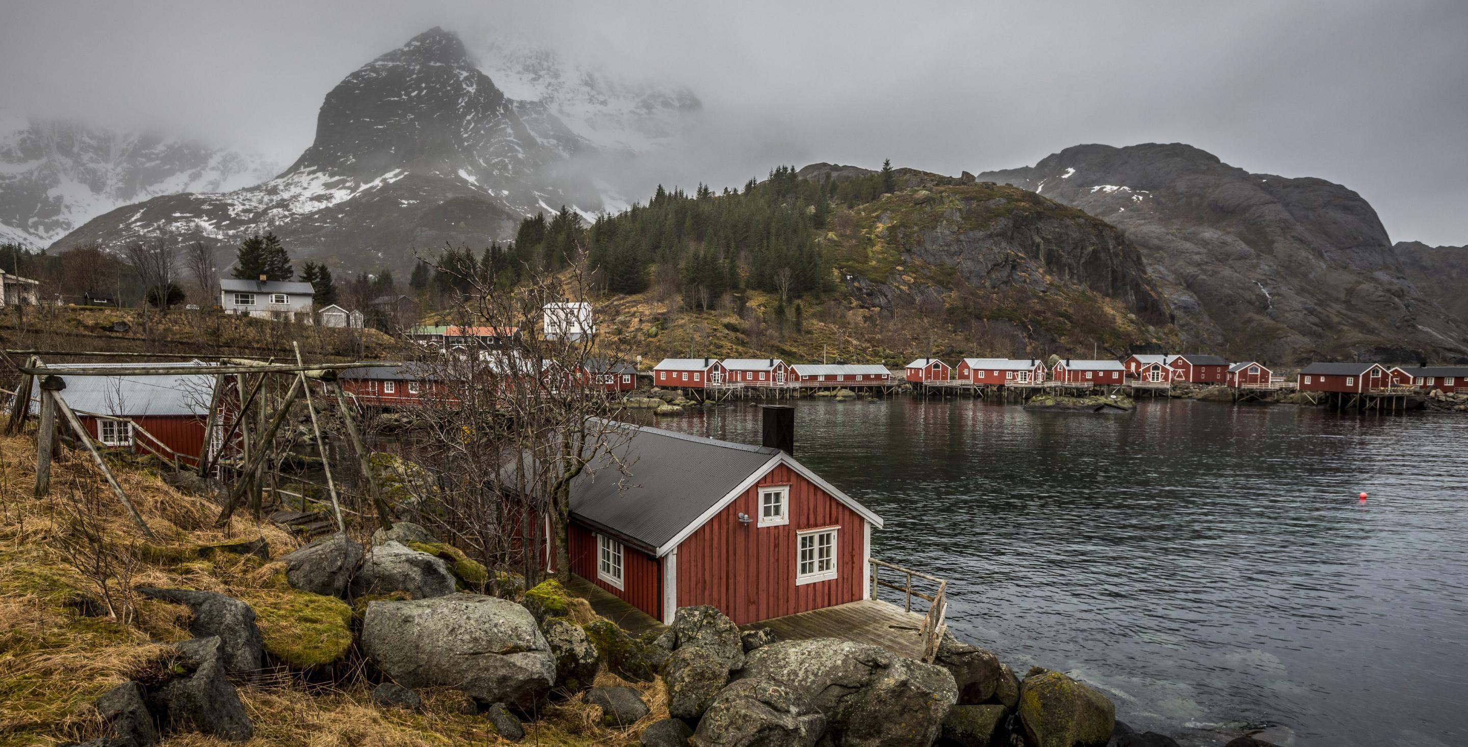 Le Village de Nusford dans les îles Lofoten – Norvège