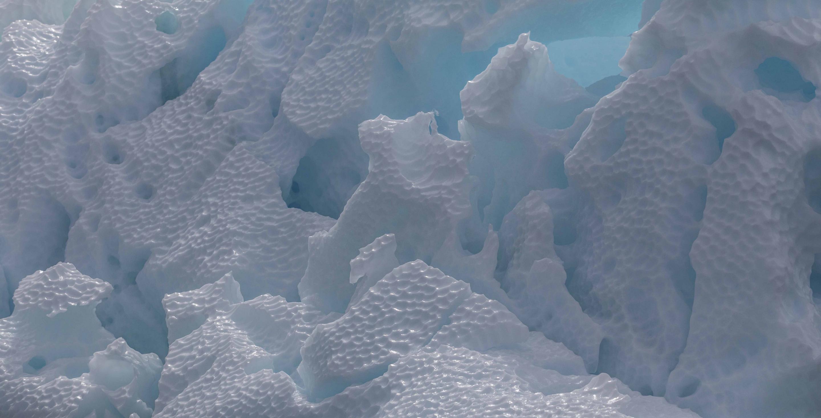 Glace d'iceberg - Canal Lemaire - Péninsule Antarctique